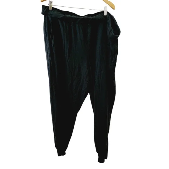 Universal Standard Black Bridget Joggers Sweatpants Elastic Waist - Picture 4 of 8